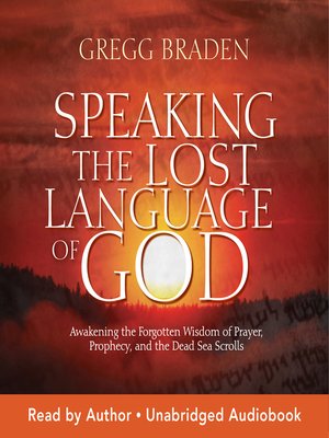 cover image of Speaking the Lost Language of God